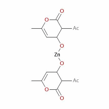 Bis(3-acetyl-6-methyl-2h-pyran-2,4(3h)-dionato)zinc dihydrate Structure,32573-57-2Structure