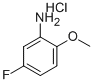 5-Fluoro-2-methoxyaniline hydrochloride Structure,326-83-0Structure