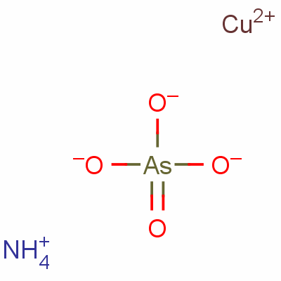 Ammonium copper arsenate Structure,32680-29-8Structure