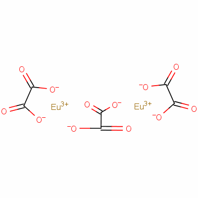 Europium(Ⅲ)oxalate hexahydrate Structure,3269-12-3Structure