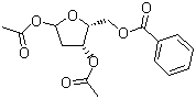 1,3-Di-O-acetyl-2-deoxy-5-O-benzoyl-D-xylofuranose Structure,327027-21-4Structure