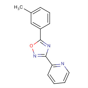 3-(Pyridin-2-yl)-5-(3-methylphenyl)-1,2,4-oxadiazole Structure,327056-12-2Structure