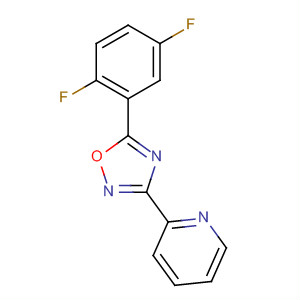 3-(Pyridin-2-yl)-5-(2,5-difluorophenyl)-1,2,4-oxadiazole Structure,327056-16-6Structure