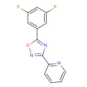 3-(Pyridin-2-yl)-5-(3,5-difluorophenyl)-1,2,4-oxadiazole Structure,327056-17-7Structure