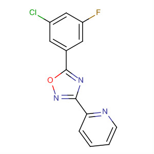 3-(Pyridin-2-yl)-5-(3-chloro-5-fluorophenyl)-1,2,4-oxadiazole Structure,327056-23-5Structure