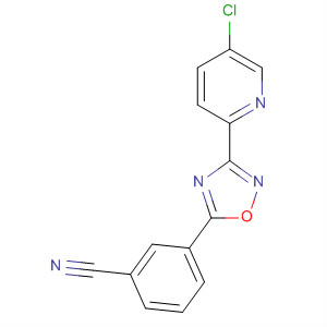 3-(5-Chloropyrid-2-yl)-5-(3-cyanophenyl)-1,2,4-oxadiazole Structure,327056-24-6Structure