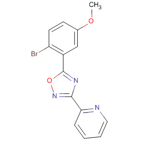 3-(Pyridin-2-yl)-5-(2-bromo-5-methoxyphenyl)-1,2,4-oxadiazole Structure,327056-37-1Structure