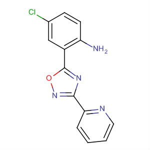 3-(2-Pyridyl)-5-(5-chloro-2-aminophenyl)-1,2,4-oxadiazole Structure,327056-44-0Structure