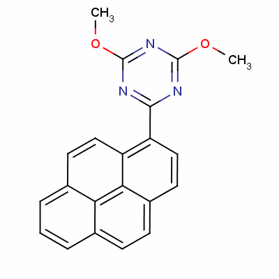 2,4-Dimethoxy-6-pyren-1-yl-1,3,5-triazine Structure,3271-22-5Structure