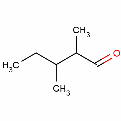 2,3-二甲基戊醛結(jié)構(gòu)式_32749-94-3結(jié)構(gòu)式