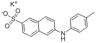 2-(P-toluidino)naphthalene-6-sulfonicacidpotassiumsalt Structure,32752-10-6Structure