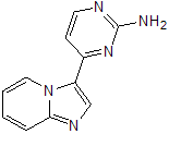 2-Pyrimidinamine,4-imidazo1,2-apyridin-3-yl- Structure,328062-37-9Structure