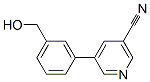 3-(5-氰基吡啶-3-基)芐醇結(jié)構(gòu)式_328125-42-4結(jié)構(gòu)式