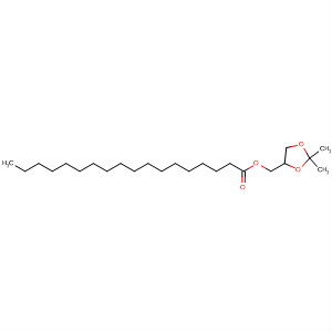 Octadecanoic acid (2,2-dimethyl-1,3-dioxolan-4-yl)methyl ester Structure,32852-69-0Structure