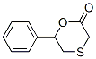 6-Phenyl-1,4-oxathian-2-one Structure,32863-50-6Structure