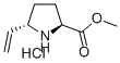 5-乙烯-l-脯氨酸甲酯鹽酸鹽結(jié)構(gòu)式_328974-80-7結(jié)構(gòu)式