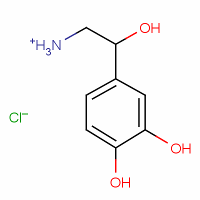 (-)-Norepinephrine hydrochloride Structure,329-56-6Structure