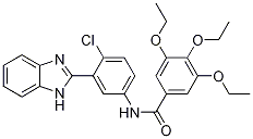 N-[3-(1h-benzimidazol-2-yl)-4-chlorophenyl]-3,4,5-triethoxybenzamide Structure,329196-48-7Structure