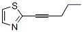 Thiazole, 2-(1-pentynyl)- (9ci) Structure,329202-25-7Structure