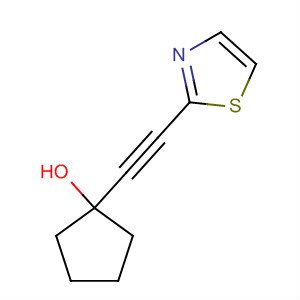 Cyclopentanol ,1-(2-thiazolylethynyl)-(9ci) Structure,329202-29-1Structure