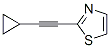 Thiazole, 2-(cyclopropylethynyl)- (9ci) Structure,329204-45-7Structure