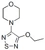 Morpholine,4-(4-ethoxy-1,2,5-thiadiazol-3-yl)-(9ci) Structure,329227-79-4Structure