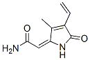 (2E)-2-(4-ethenyl-3-methyl-5-oxopyrrol-2-ylidene)acetamide Structure,329314-75-2Structure