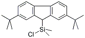 3,6-Bis[(1,1-dimethylethyl)-9H-fluoren-9-yl]chlorodimethyl-silane Structure,329722-47-6Structure