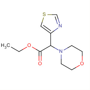 2-(2-嗎啉噻唑-4-基)乙酸乙酯結(jié)構(gòu)式_329906-01-6結(jié)構(gòu)式