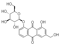 Aloe-emodin-8-o-b-d-glucopyranoside Structure,33037-46-6Structure