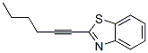 Benzothiazole,2-(1-hexynyl)-(9ci) Structure,330436-78-7Structure