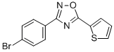 3-(4-Bromophenyl)-5-(thiophen-2-yl)-1,2,4-oxadiazole Structure,330459-34-2Structure