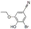 3-Bromo-5-ethoxy-4-hydroxy-benzonitrile Structure,330462-57-2Structure