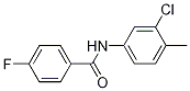 N-(3-chloro-4-methylphenyl)-4-fluorobenzamide Structure,330469-22-2Structure