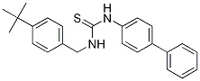 1-(Biphenyl-4-yl)-3-(4-tert-butylbenzyl)thiourea Structure,330591-83-8Structure