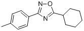 5-Cyclohexyl-3-p-tolyl-1,2,4-oxadiazole Structure,330828-28-9Structure