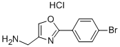 C-[2-(4-bromo-phenyl)-oxazol-4-yl]-methylamine hydrochloride Structure,33105-98-5Structure