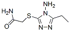 Acetamide,2-[(4-amino-5-ethyl-4h-1,2,4-triazol-3-yl)thio]-(9ci) Structure,331837-71-9Structure