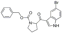 Benzyl 2-(5-bromo-1h-indole-3-carbonyl)pyrrolidine-1-carboxylate Structure,331842-86-5Structure