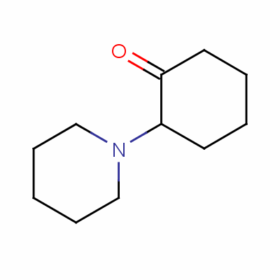 Cyclohexanone,2-(1-piperidinyl)- Structure,3319-04-8Structure