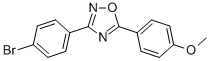 3-(4-Bromophenyl)-5-(4-methoxyphenyl)-1,2,4-oxadiazole Structure,331989-76-5Structure