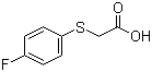 (4-Fluorophenylthio)acetic acid Structure,332-51-4Structure