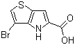 3-Bromo-4H-thieno[3,2-b]pyrrole-5-carboxylic acid Structure,332099-36-2Structure