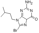 2-Amino-8-bromo-9-isopentyl-5h-purin-6(9h)-one Structure,332102-03-1Structure