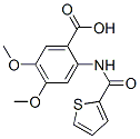 4,5-Dimethoxy-2-[(thiophene-2-carbonyl)-amino]-benzoic acid Structure,332163-01-6Structure