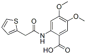 4,5-Dimethoxy-2-(2-thiophen-2-yl-acetylamino)-benzoic acid Structure,332163-07-2Structure