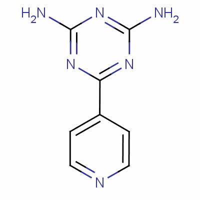 2,4-Diamino-6-(4-pyridyl)-s-triazine Structure,33237-20-6Structure