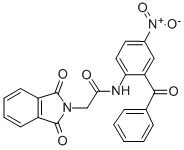 N-(2-benzoyl-4-nitrophenyl)-1,3-dihydro-1,3-dioxo-2h-isoindole-2-acetamide Structure,33311-76-1Structure