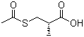 3-Acetylthio-2-methylpropanoic acid Structure,33325-40-5Structure