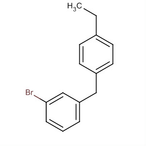 1-(4-乙基芐基)-3-溴苯結(jié)構(gòu)式_333360-86-4結(jié)構(gòu)式